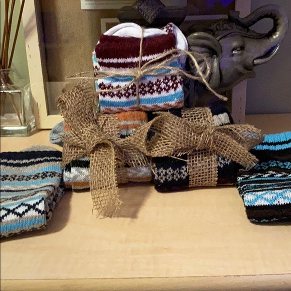 SOLD! Cozy Boho Knitted Socks-Perfect Gifts! - Picture 2 of 2